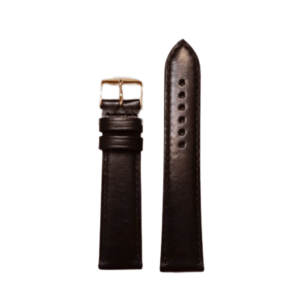 Bracelet Montre Cuir Noir 20 mm