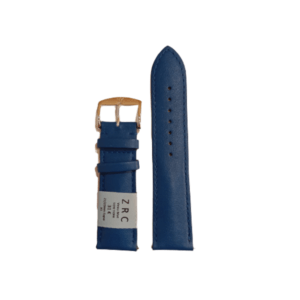 Bracelet Montre Veau Bleu 22 mm